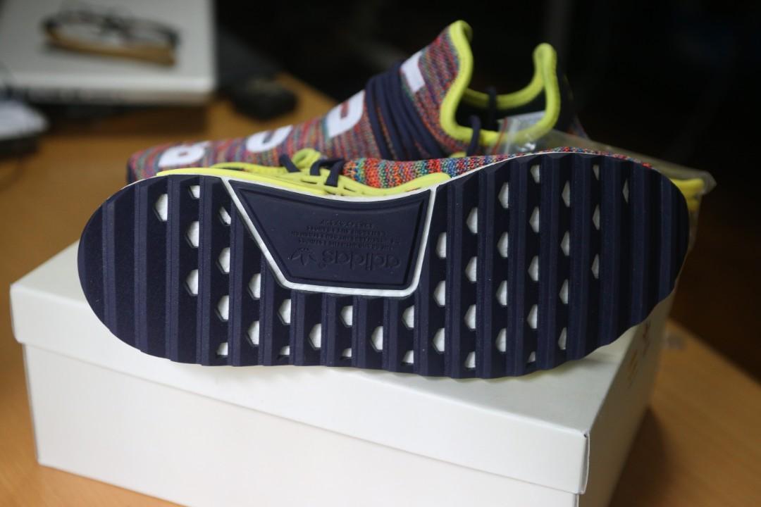 Human race on sale multicolor on feet