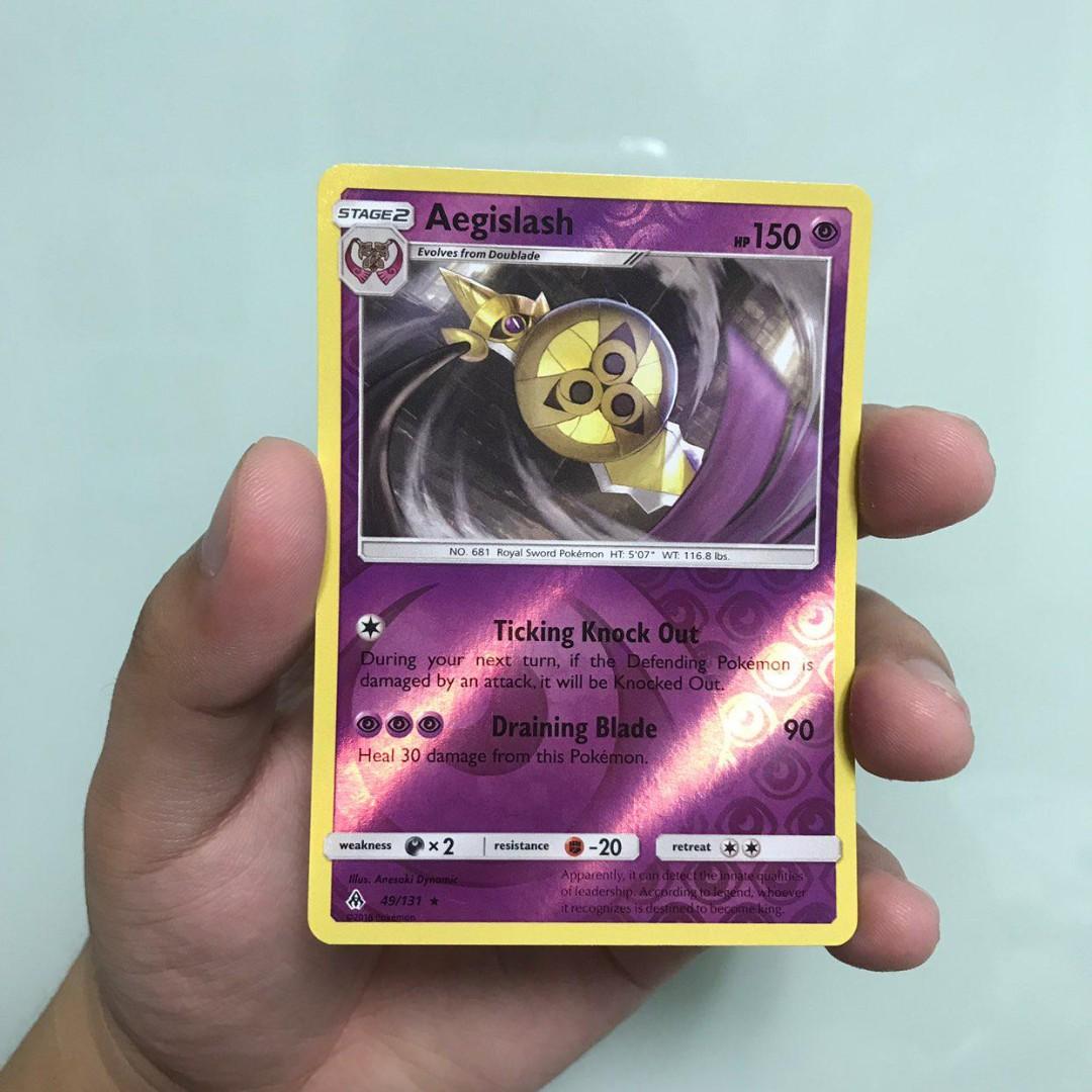 Aegislash Forbidden Light 49/131 Reverse Foil - Rare 