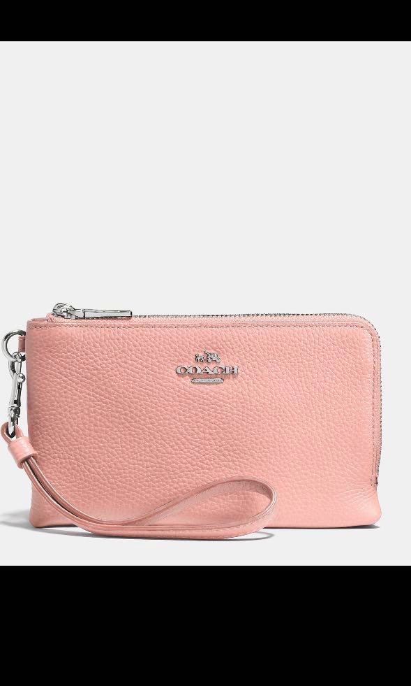 AUTHENTIC Pink Coach Wristlet, Women's