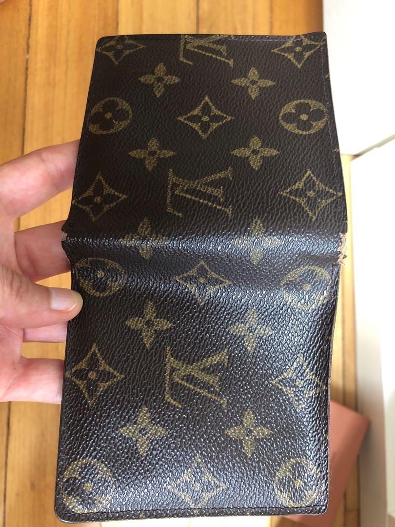 Vintage Louis Vuitton Men's Wallet 10 Card Monogram Canvas Leather Slim  Bifold CA0024 022723