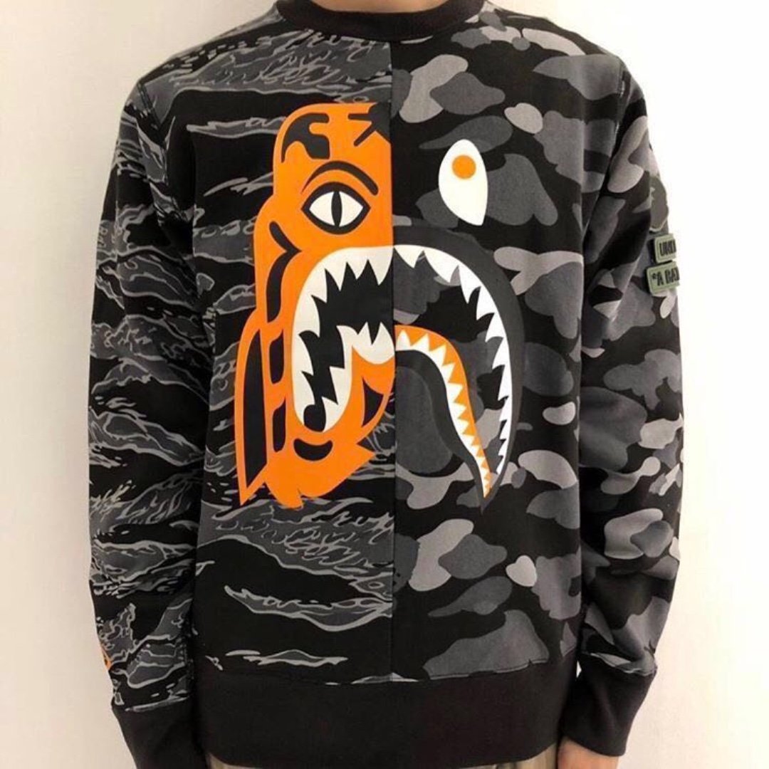 bape x undefeated x timberland tee
