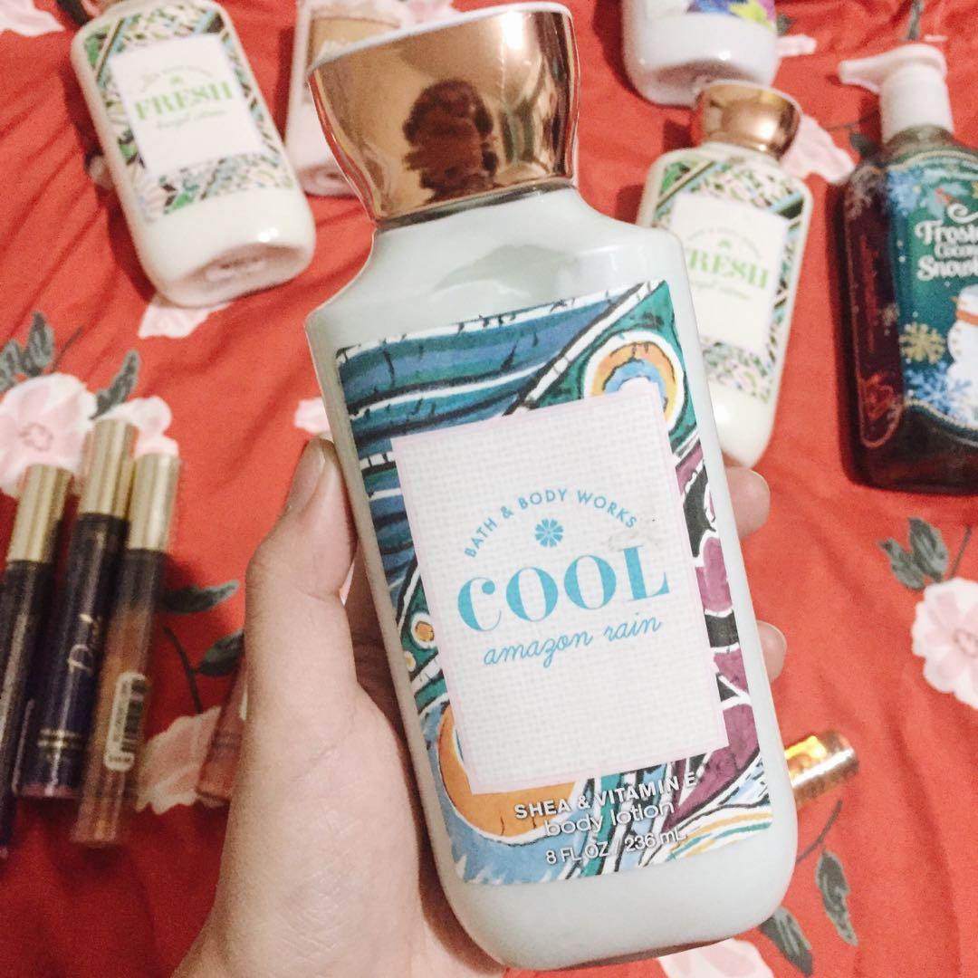Bath&Body Works Cool Amazon Rain lotion (Category: Bath) located in Quezon City. Submitted by irenemaex (Listing ID 196802963, Image 1). Description: Everything must go Padala from US.