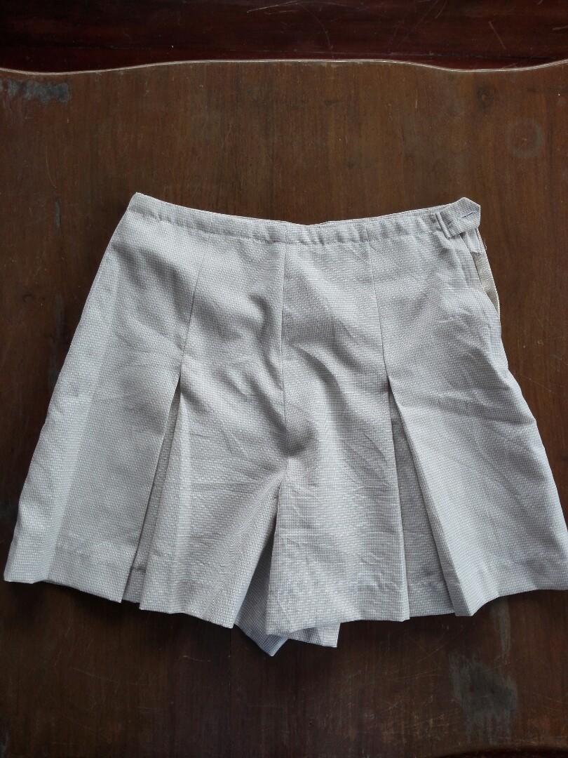 Beige skort, Women's Fashion, Bottoms, Other Bottoms on Carousell