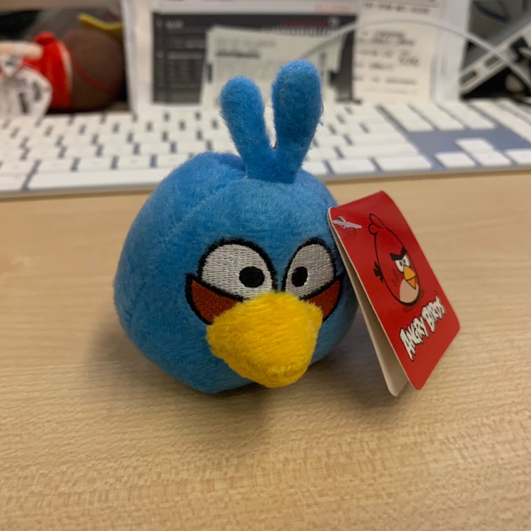 Angry birds sales plush keychain