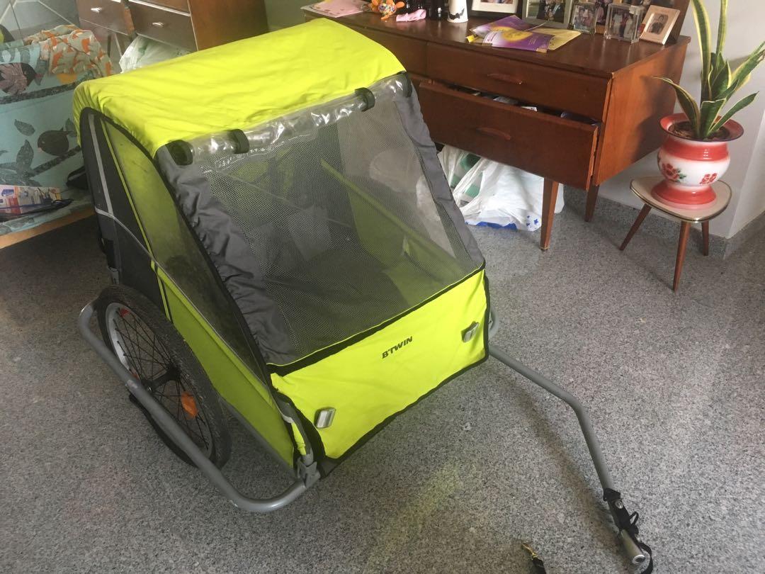 btwin bike trailer