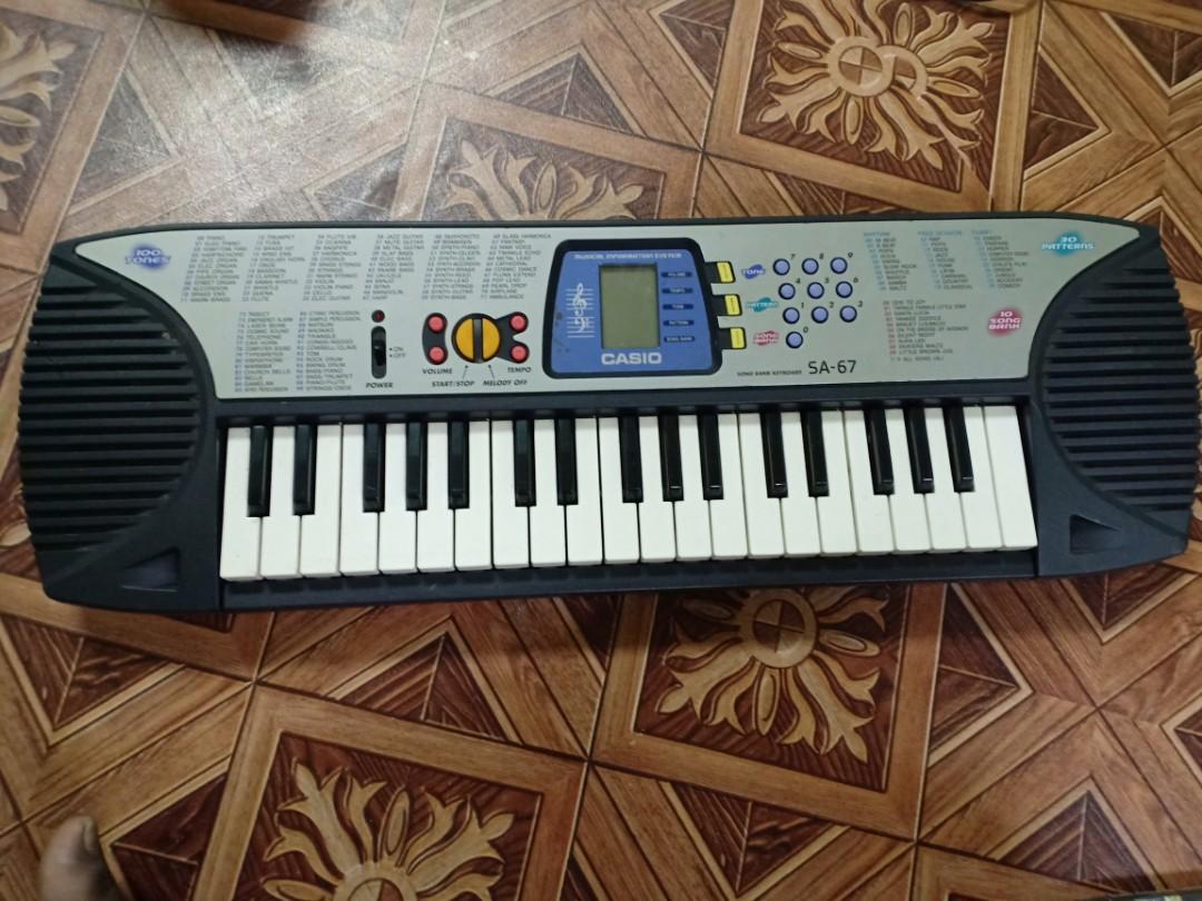 Casio Keyboard SA 67 Hobbies Toys Music Media Musical Instruments on Carousell