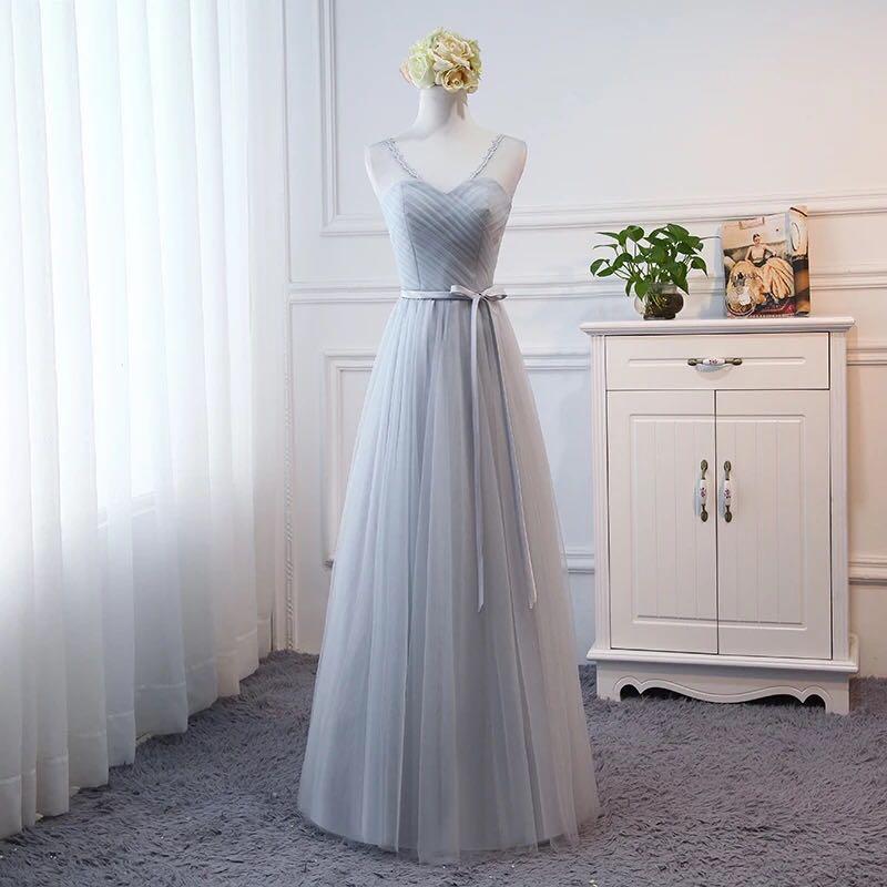 Elegant gray dresses top