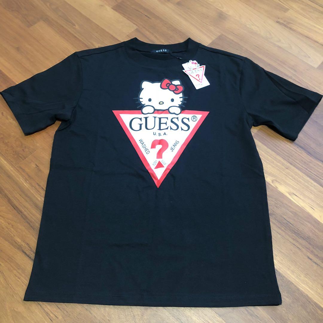 Guess hello kitty t shirt hot sale