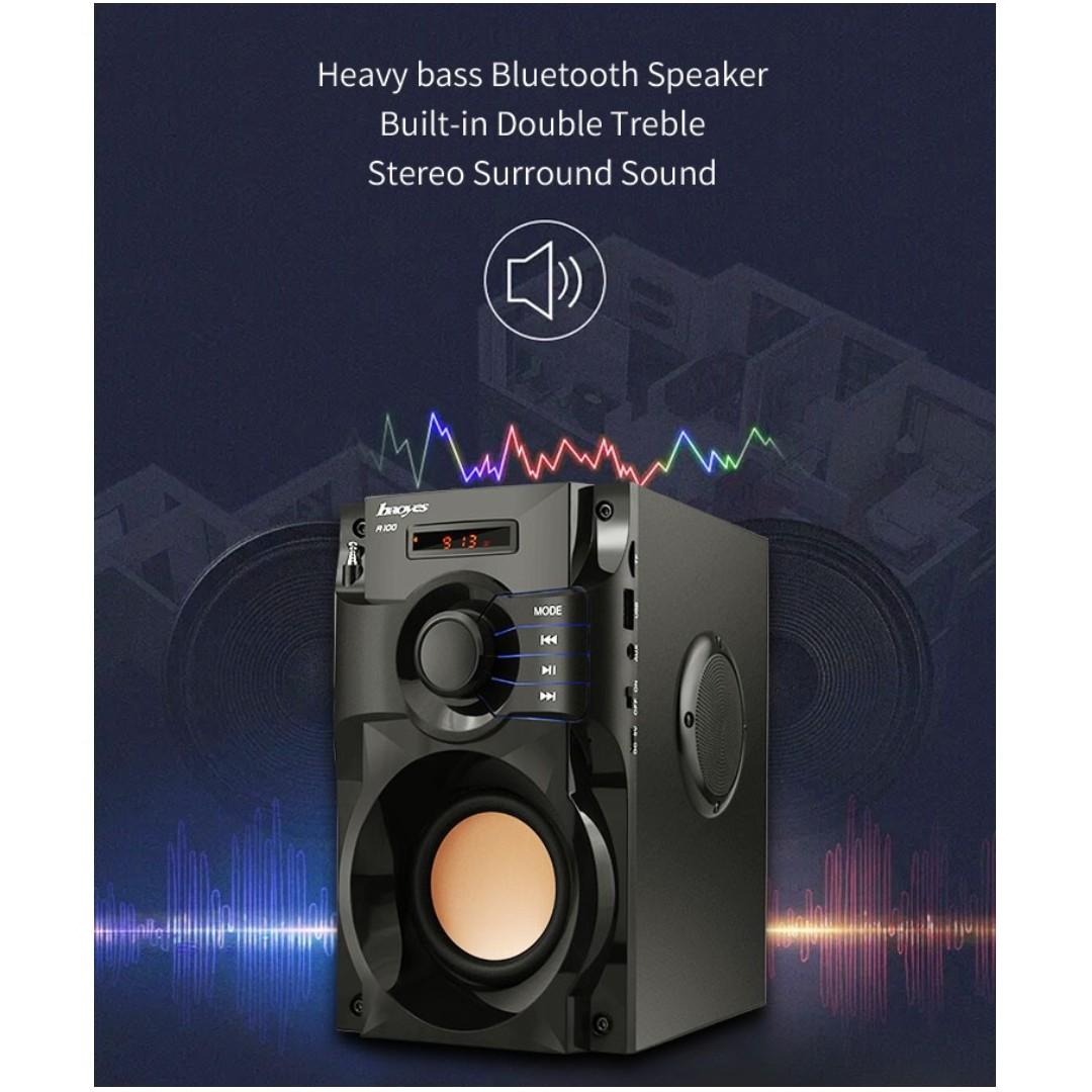 Haoyes A100 Wireless bluetooth Speaker Portable Music Player Heavy bass