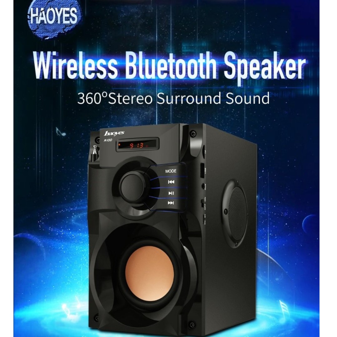 portable music player with speaker