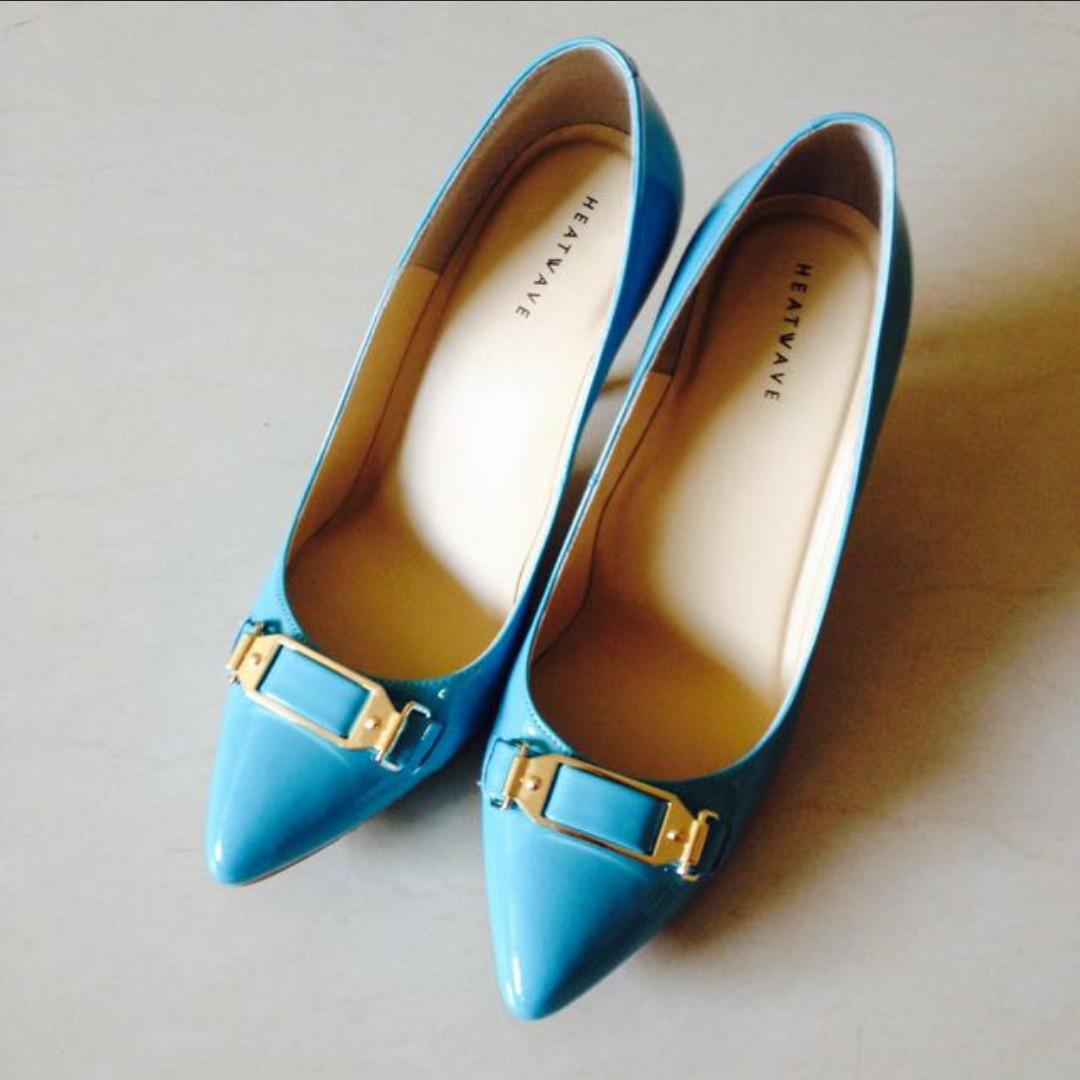 baby blue stilettos