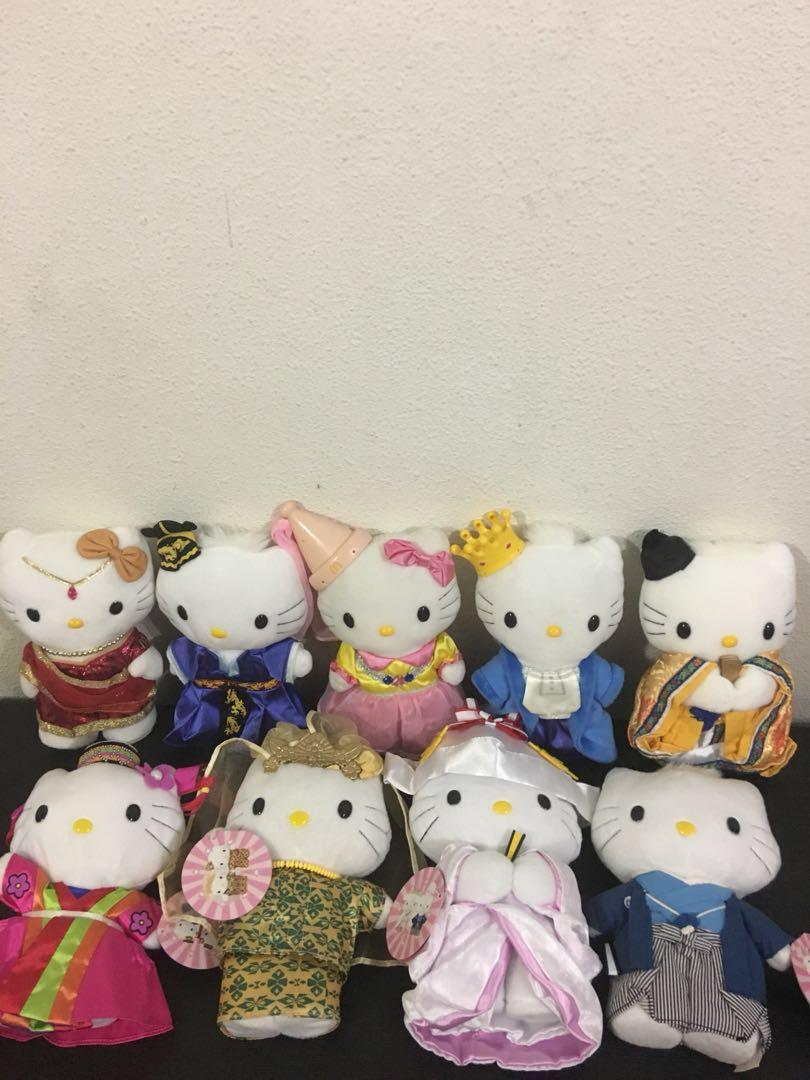 hello kitty plush collection