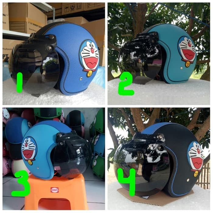Cover Helm Doraemon - Gambaran