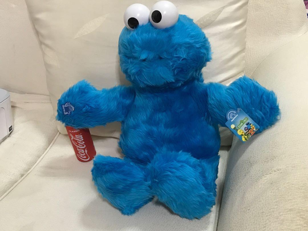 large cookie monster stuffed animal