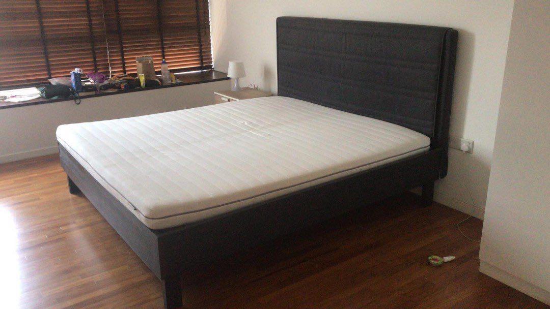 Ikea King Bed Set Furniture Beds Mattresses On Carousell