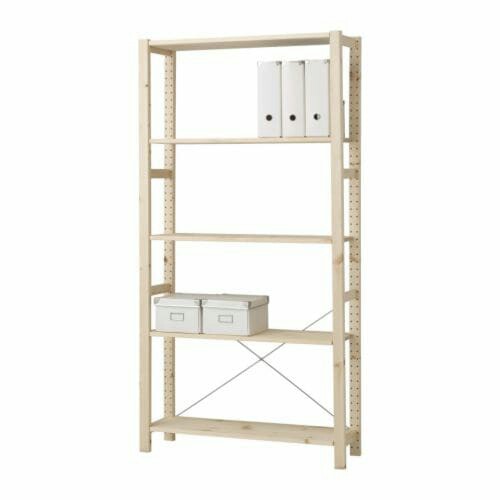 Ikea Pine Wood Shelf, Furniture & Home Living, Furniture, Shelves