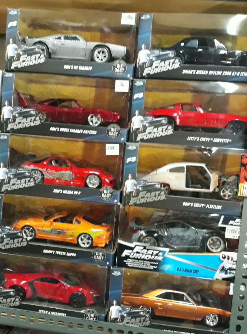 jada fast and furious cars
