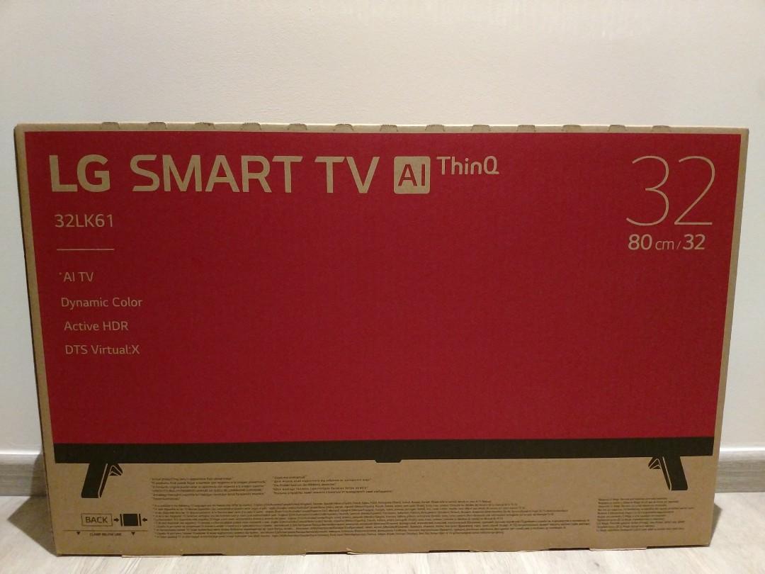 Lg 32 Inch Smart Tv Ai Thinq Home Appliances Tvs Entertainment Systems On Carousell