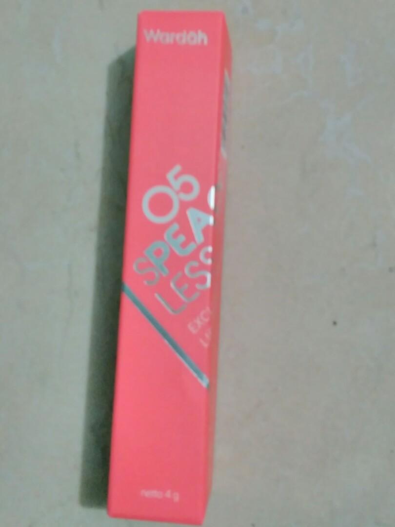 Lipstick Wardah Exclusive Matte Lip Cream Speachless No 5