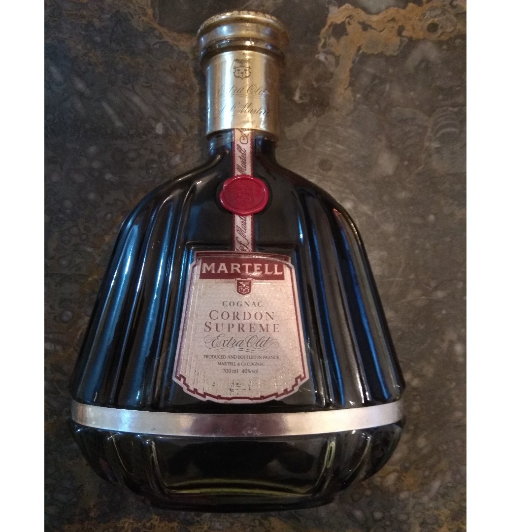 Martell Cognac Cordon Supreme Extra Old (30+ Years), Food & Drinks 