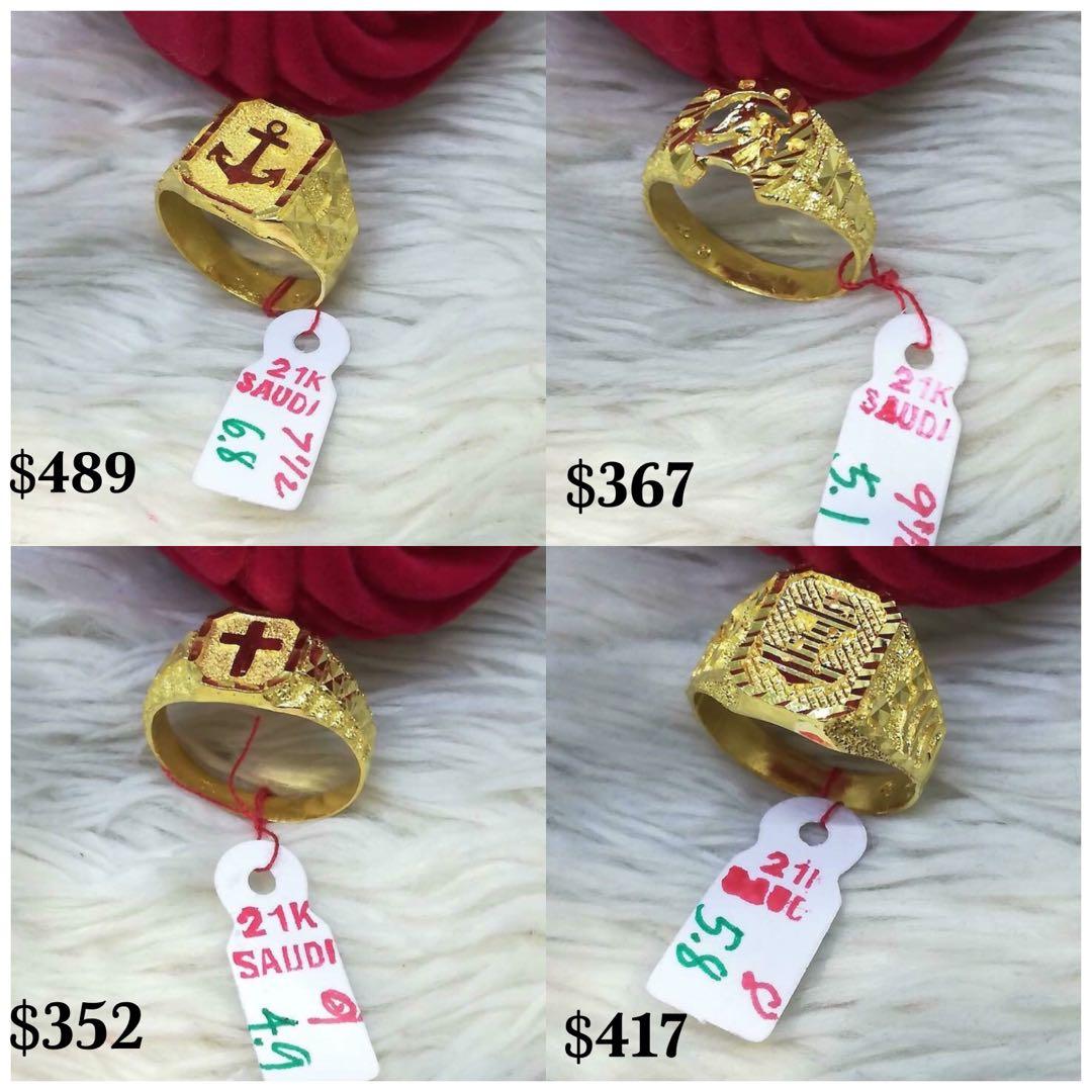 Gold ring 21k sale