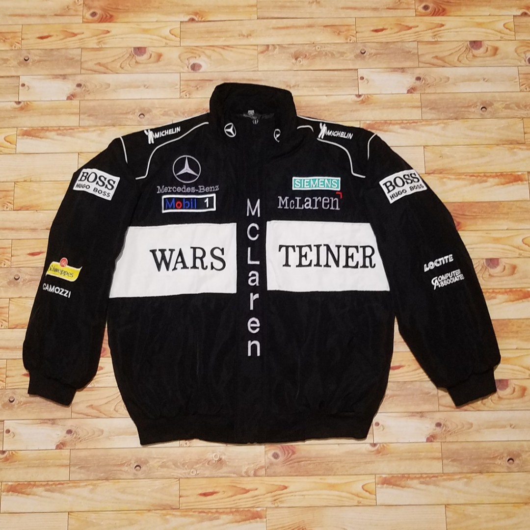 Mercedes Benz Oem Mb Mclaren Formula F1 Jacket Fesyen Pria Pakaian Baju Luaran Di Carousell