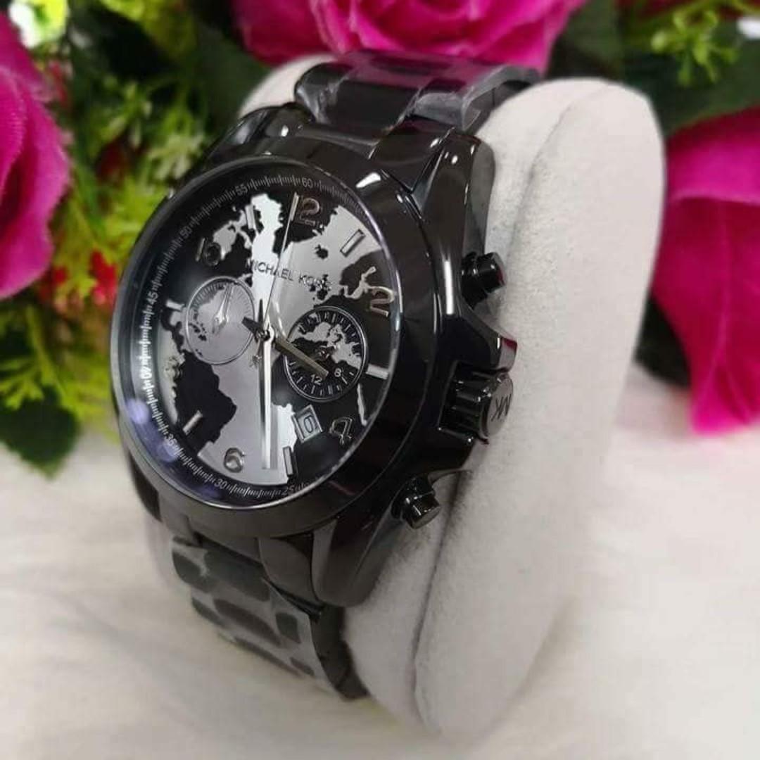 Michael kors men's bradshaw blacktone chronograph watch hot sale