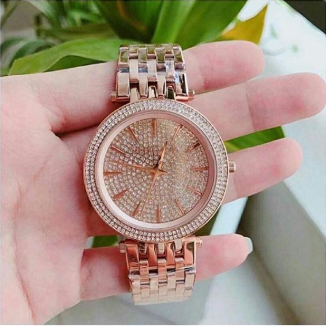Mk3439 hot sale rose gold