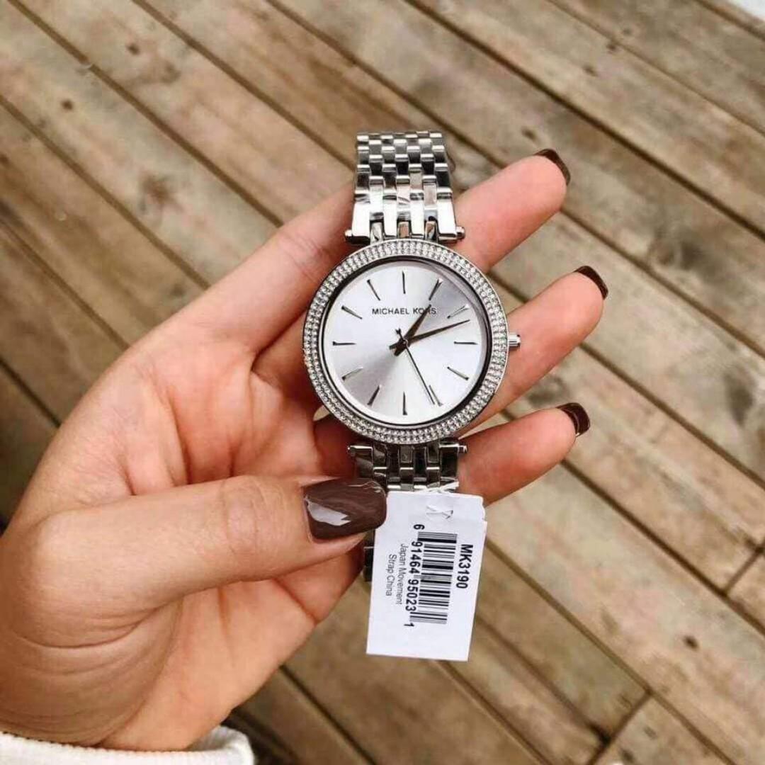 michael kors mk3190 darci silver watch