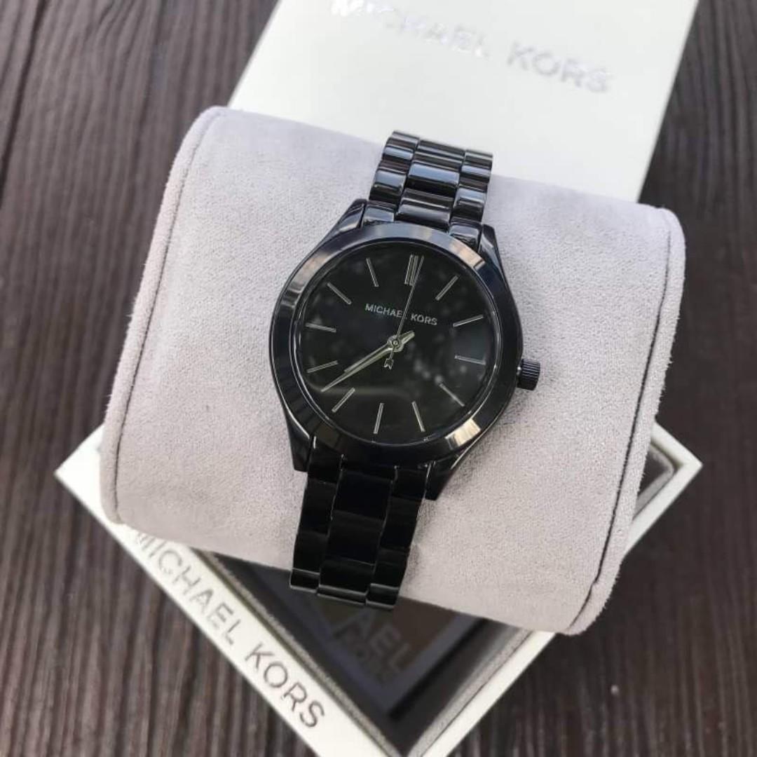 michael kors watches black dial