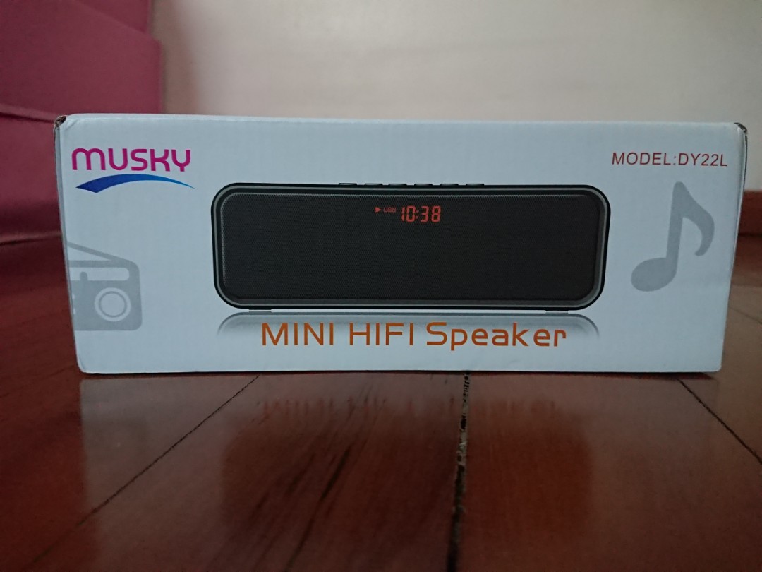 musky mini hifi speaker
