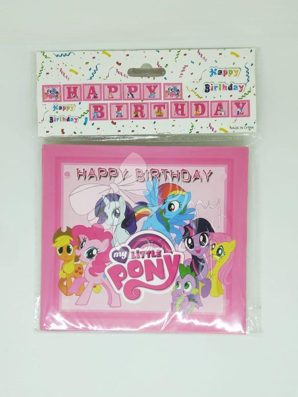 My Little Pony Happy Birthday Banner Furniture Home Decor