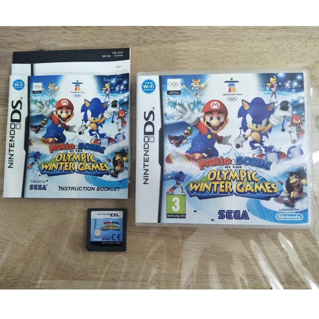 Nds Mario Sonic At The Olympic Winter Games Toys Games Video Gaming Video Games On Carousell