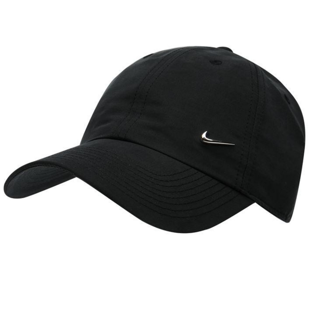 nike swoosh cap black