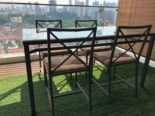 Outdoor Ikea Granas Table And 4 Chairs Furniture Tables Chairs On Carousell