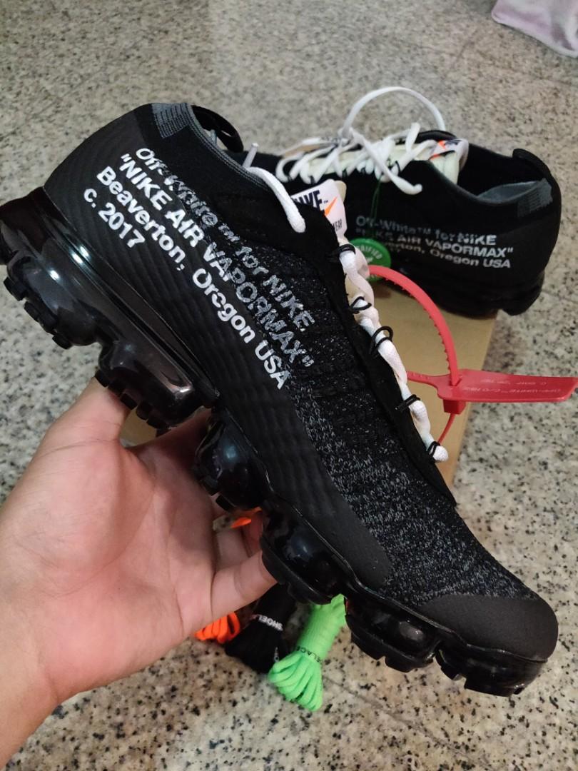 Pk vapormax offwhite Men s Fashion Footwear Sneakers on Carousell