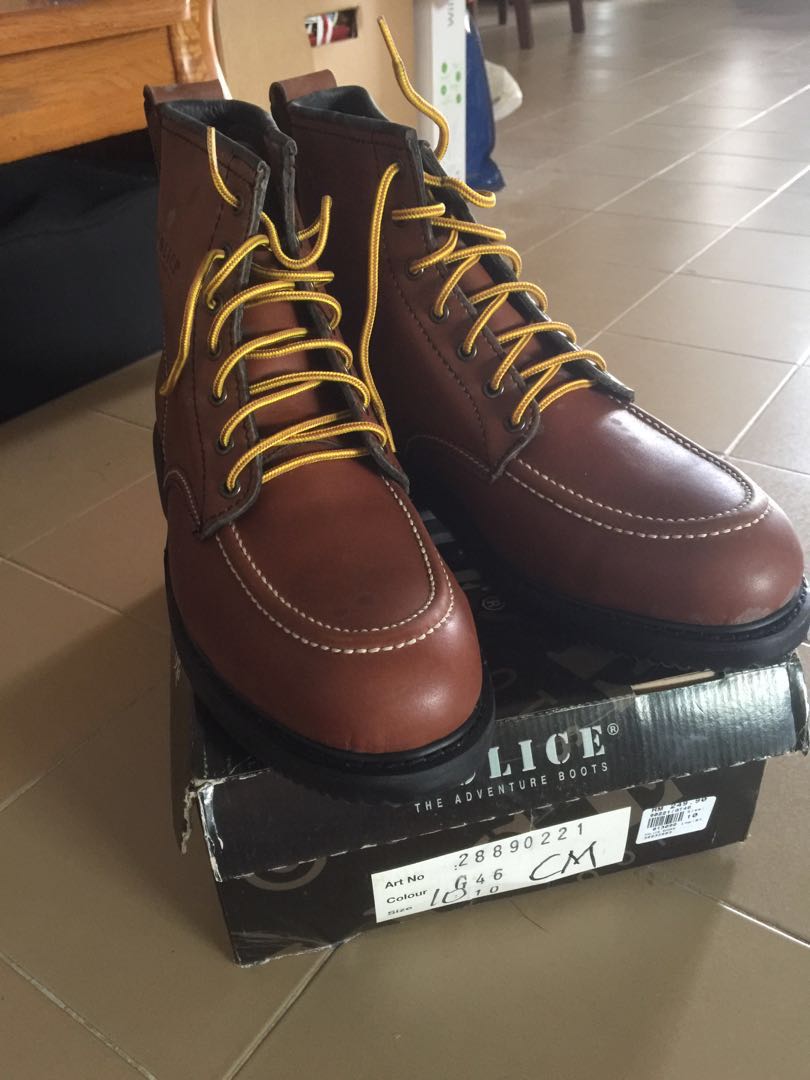 police safety boots