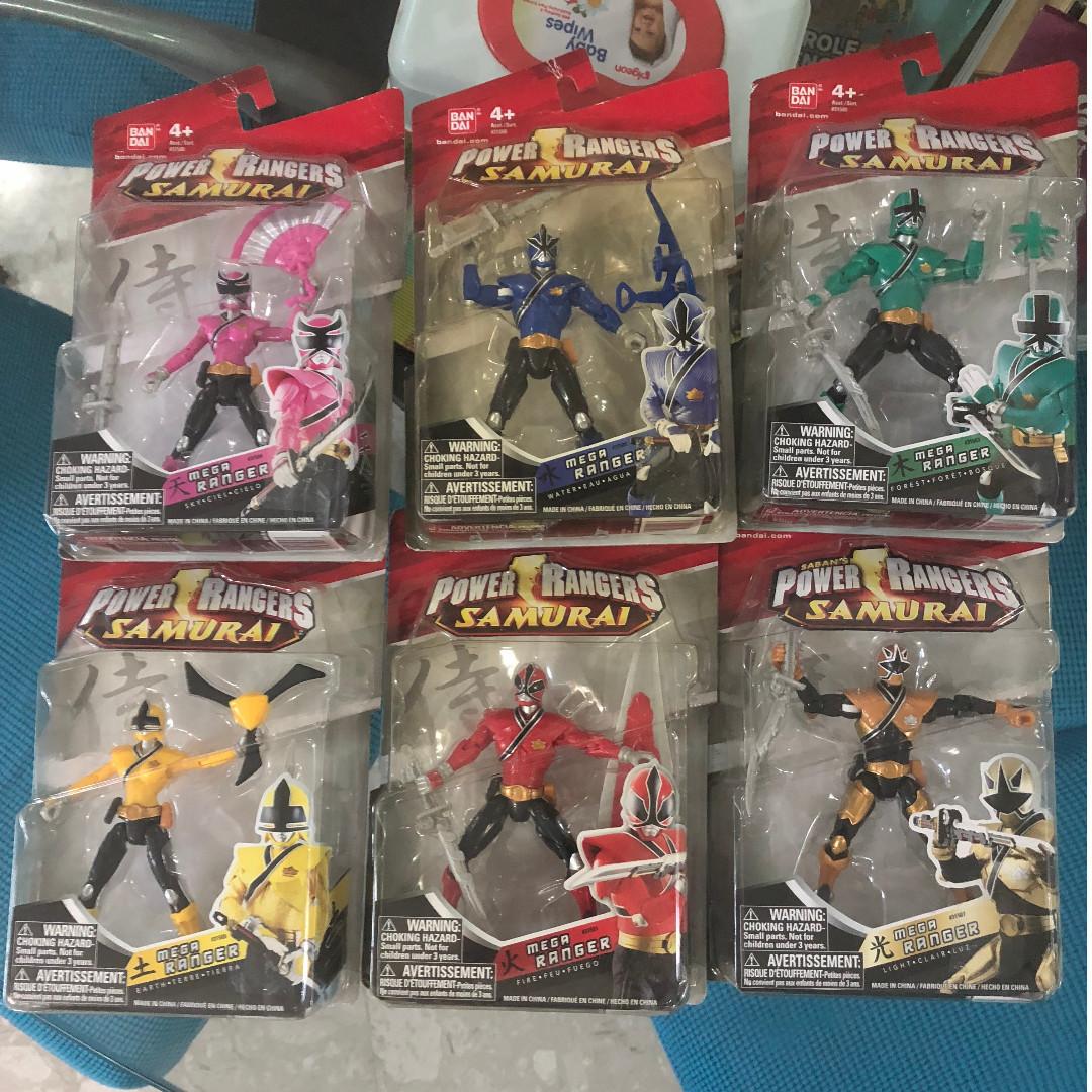 power rangers samurai action figures