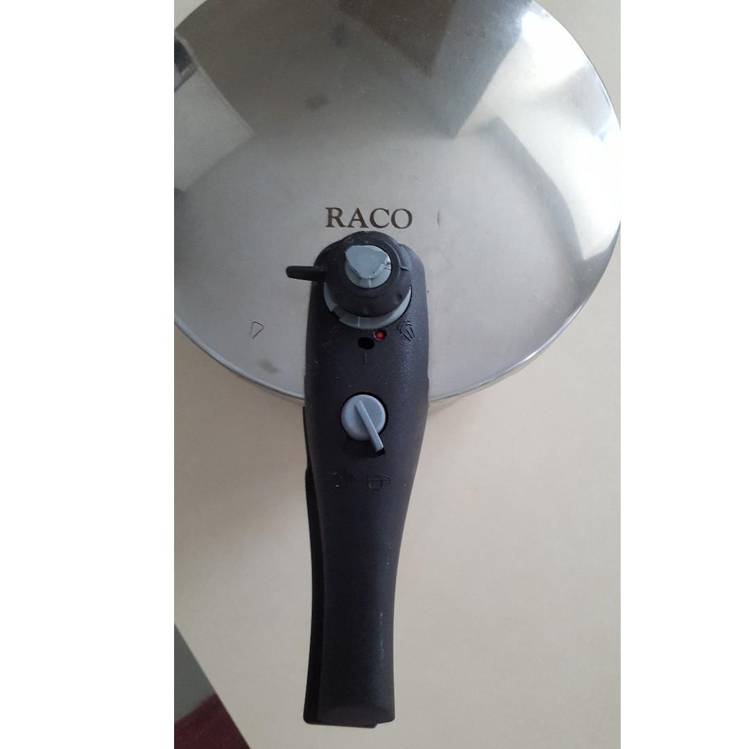 Raco 6 Litre Pressure Cooker (Stainless Steel), TV & Home Appliances