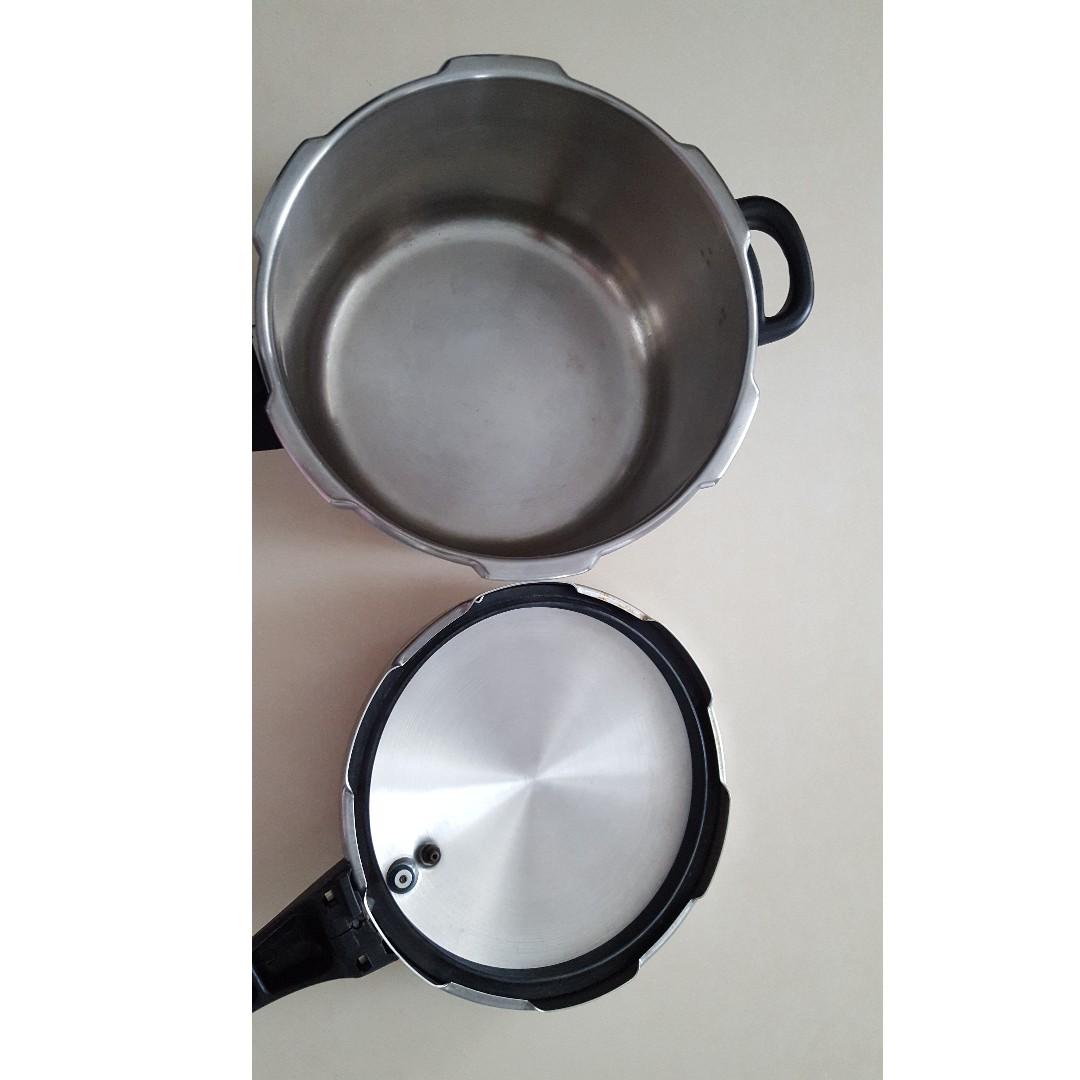 Raco 6 Litre Pressure Cooker (Stainless Steel), TV & Home Appliances