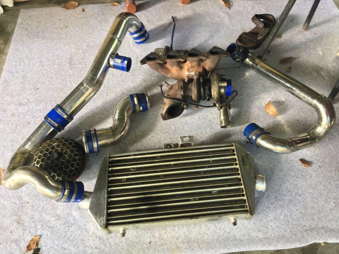 Set piping intercooler greddy wira satria, Auto Accessories on Carousell