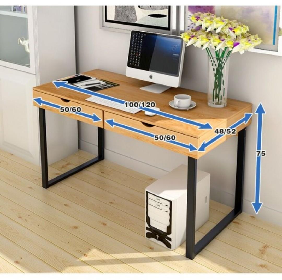 Simple Study Table (Self-Collect), Furniture & Home Living, Furniture ...