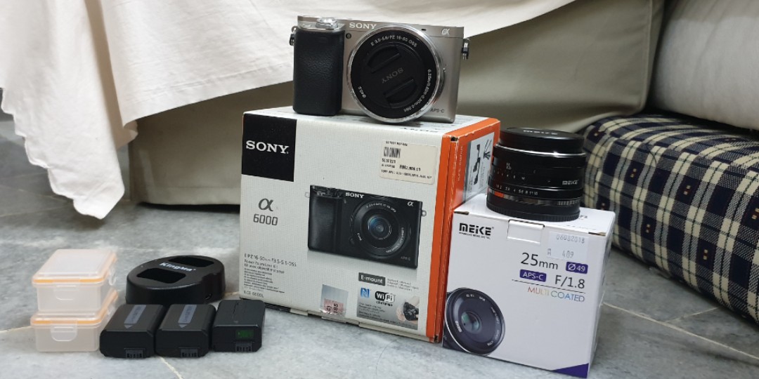Sony A6000 Bundle sale, Photography, Cameras on Carousell