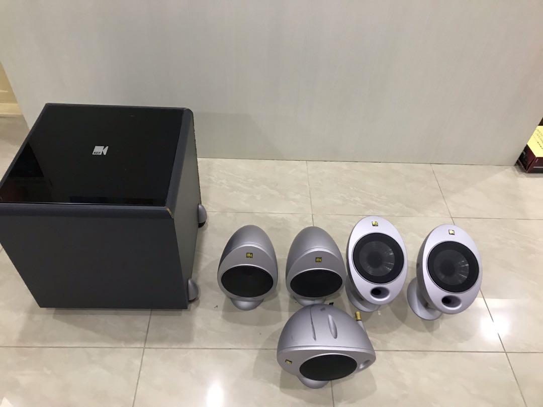 Speaker Set KEF Egg speakers 5.1 channel