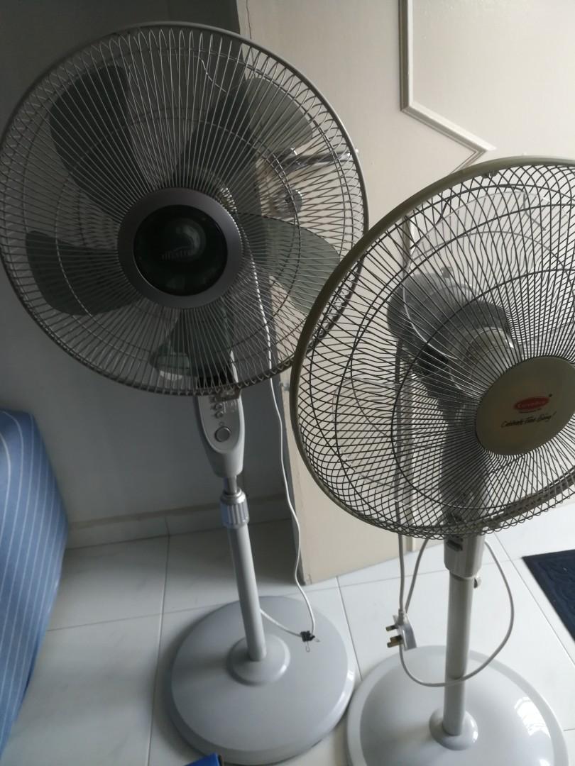 3 pcs. Spoiled Standing Fan not working, Furniture & Home Living