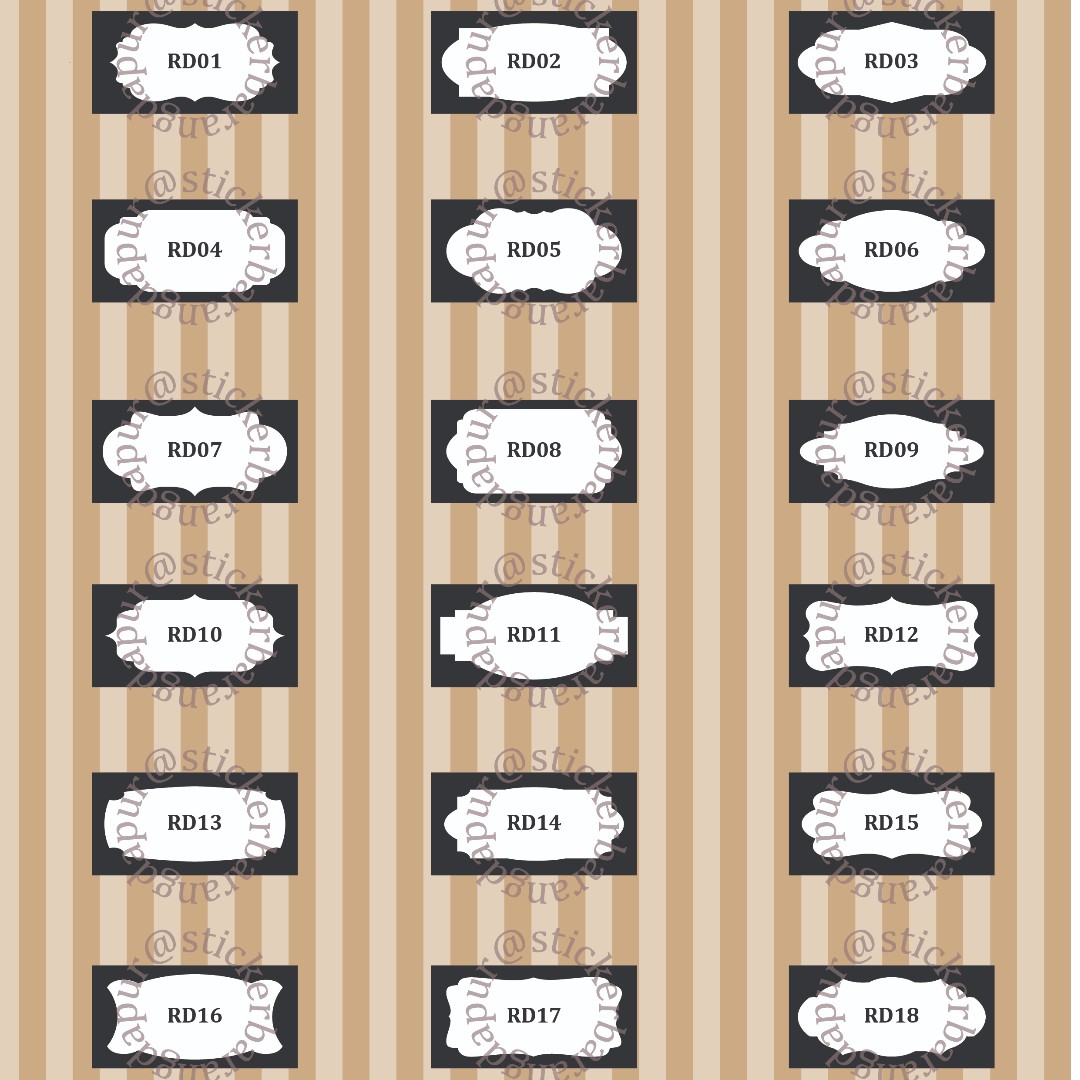 Stiker Barang Dapur | Desainrumahid.com