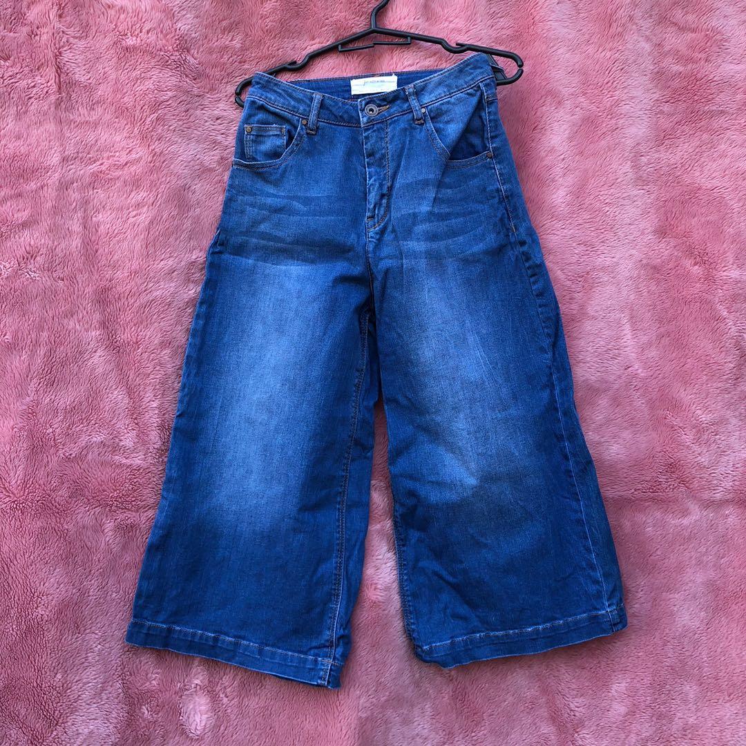 stradivarius culotte jeans