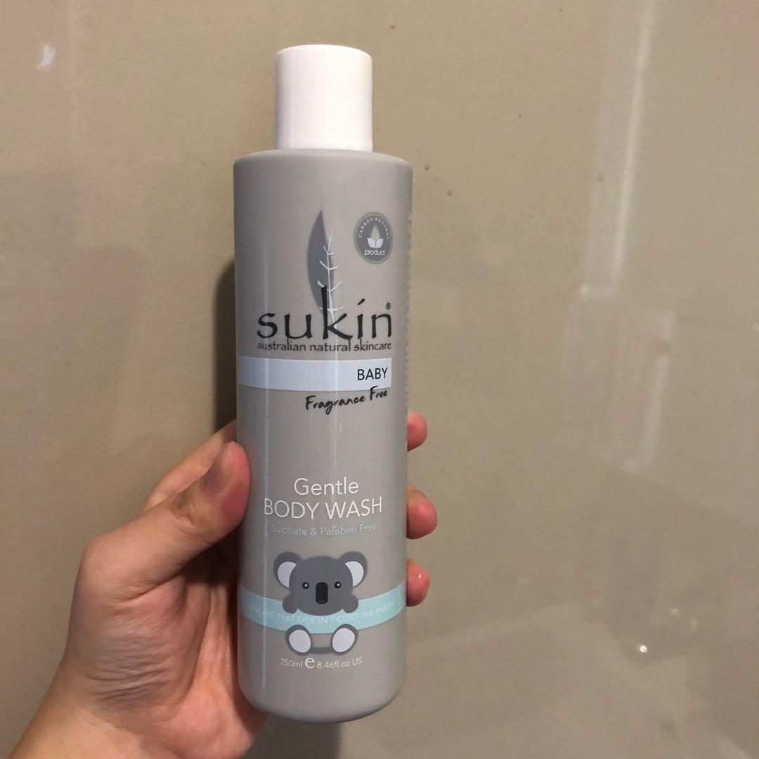 sukin baby body wash