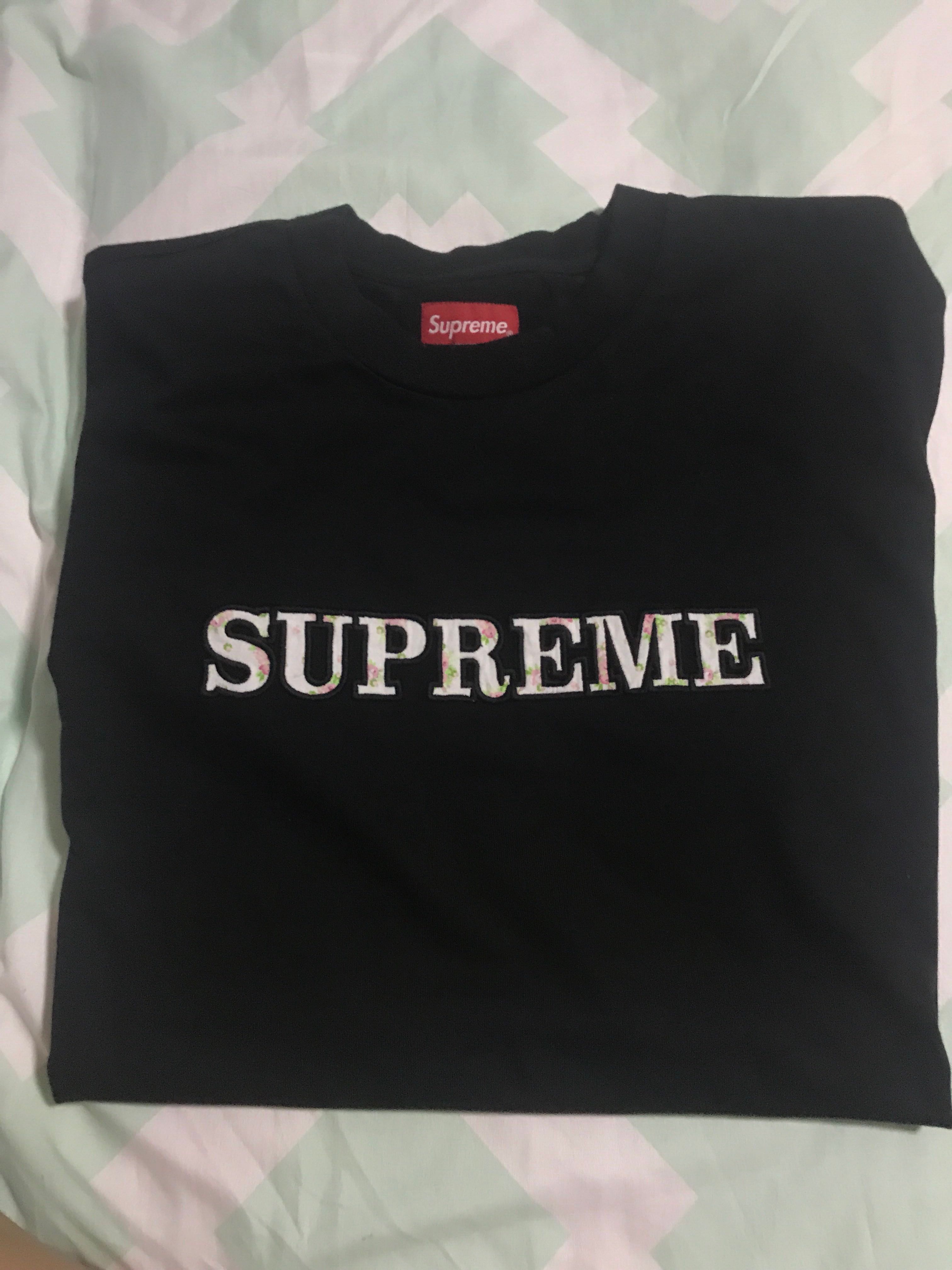 Supreme floral on sale tee
