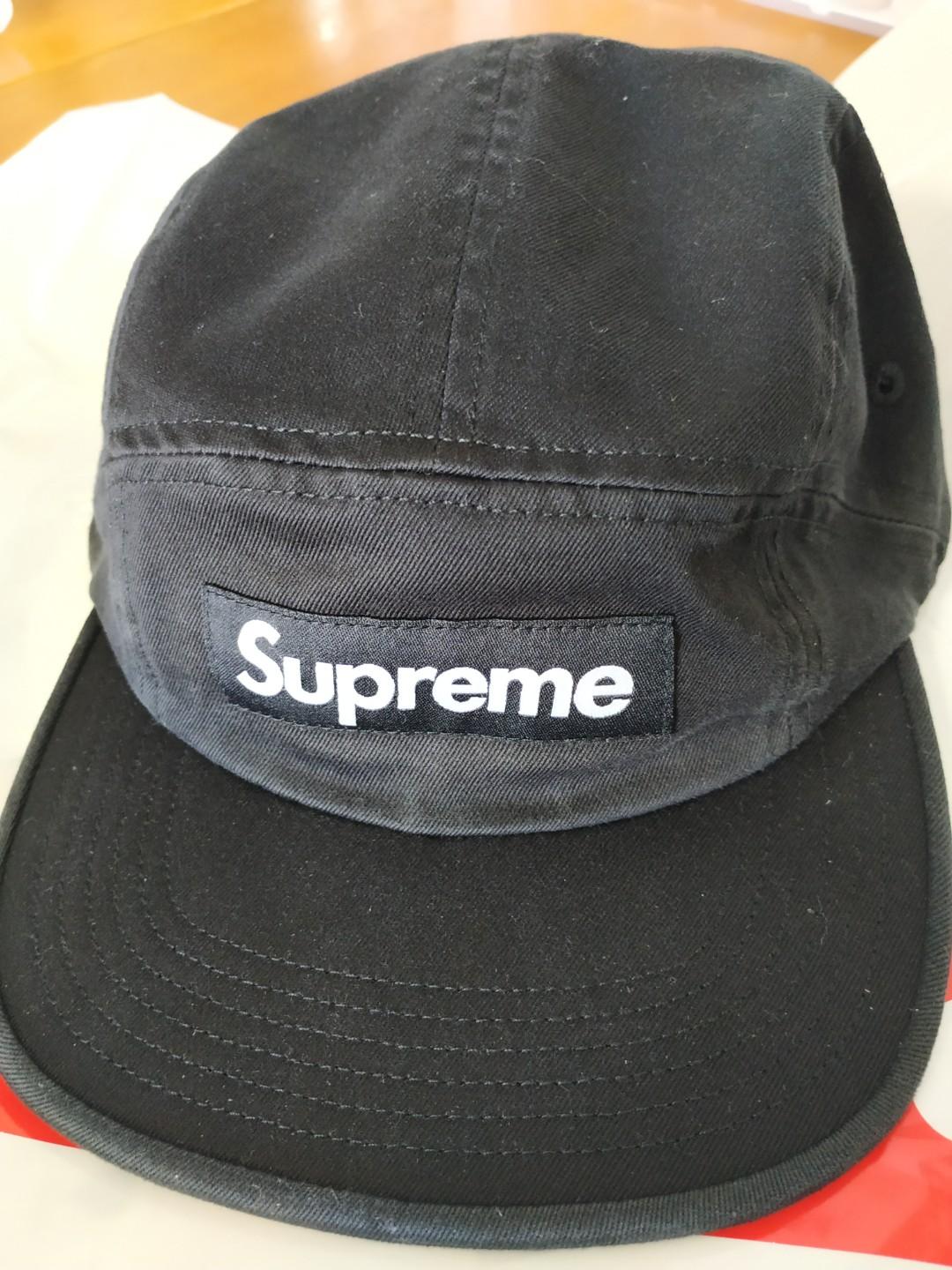 supreme contrast panel camp cap